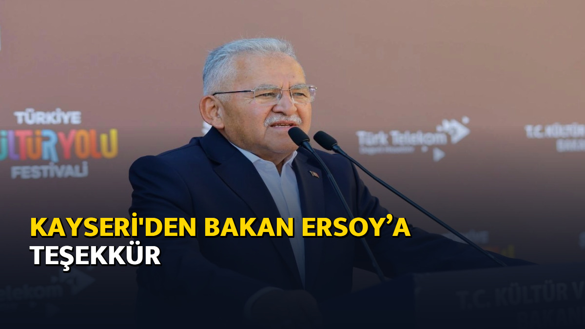 Kayseri'den Bakan Ersoy’a teşekkür