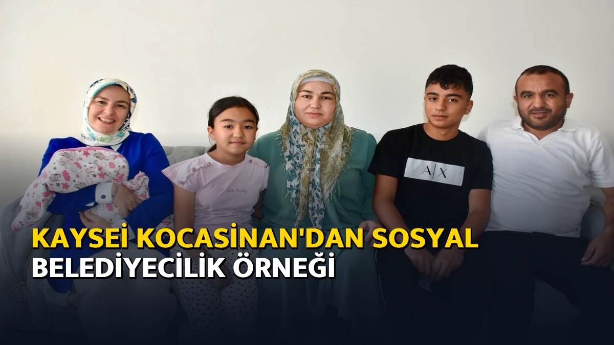Kaysei Kocasinan'dan sosyal belediyecilik örneği