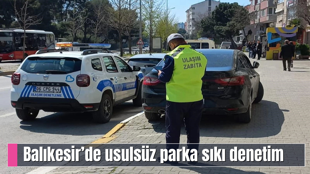 Balıkesir’de usulsüz parka sıkı denetim