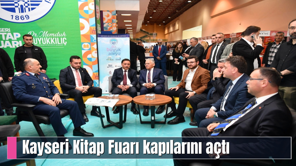 Kayseri Kitap Fuarı kapılarını açtı