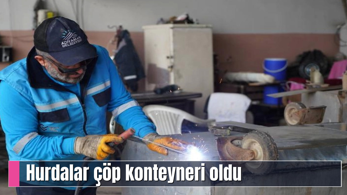 Hurdalar çöp konteyneri oldu