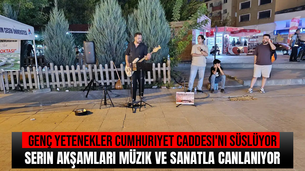 Ağrı'nın Cumhuriyet Caddesi'nde Sanat Rüzgarı