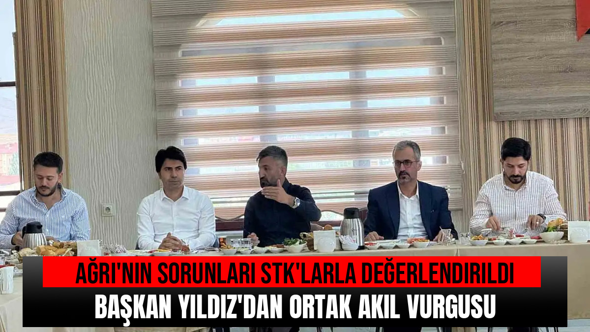 AK Parti Ağrı'dan STK'larla Sorun Masası